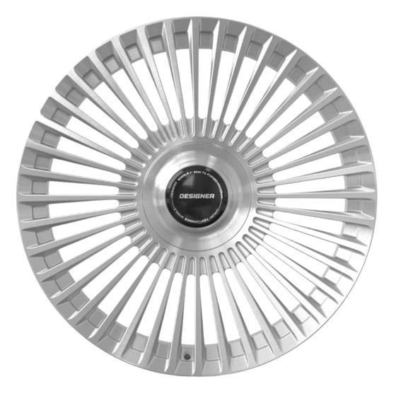 DESIGNER LX-02 forged wheel in Brushed Silver finish