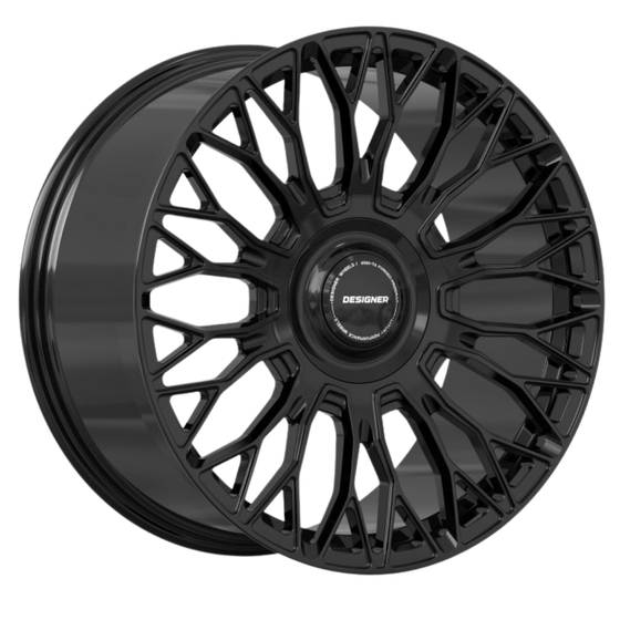 DESIGNER LX-04 forged wheel in Gloss Black finish