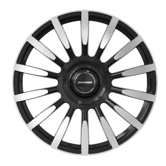 DESIGNER LX-05 Gloss Black Milled forged wheel