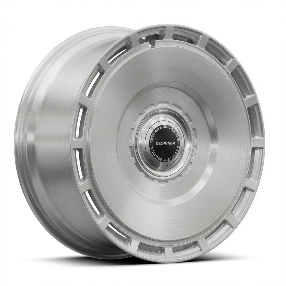 DESIGNER LX-07 Brushed Silver forged wheel