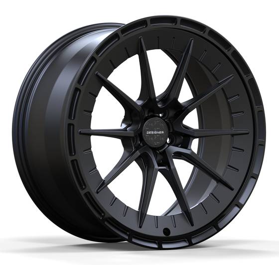DESIGNER Stealth forged wheel in Satin Black finish