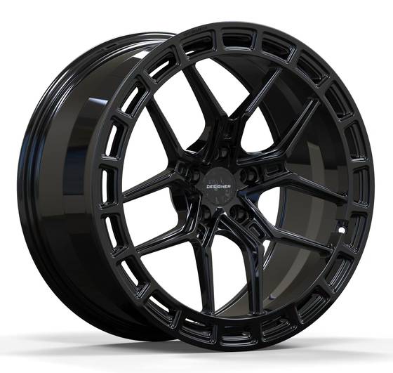 DESIGNER Vector Gloss Black forged wheel